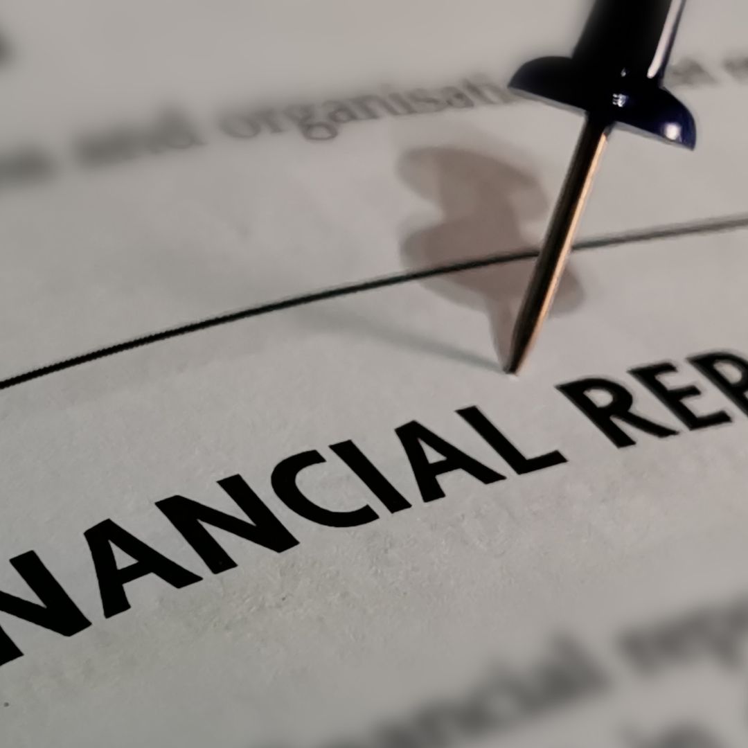 financial report document 